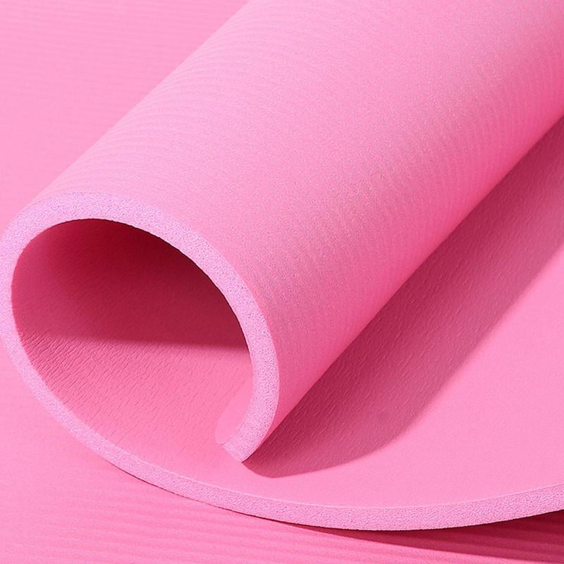 Yoga Mat, Non-Slip Fitness Yoga Mat, Fitness Exercise Mat, Solid Color Pilates Mat, Fitness Equipment for Home Gym, Yogachallenge