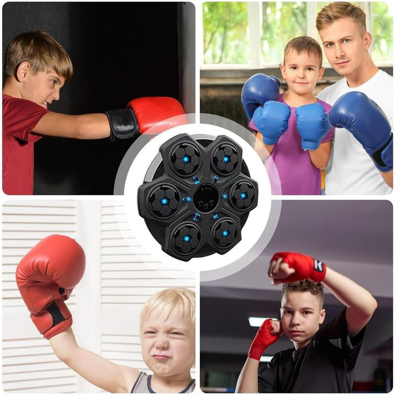 Smart Bluetooth-Compatible Boxing Machine, Wall Mounted Boxing Mat, Music Boxing Target, Home, Indoor, and Gym Music, Exercise Coordination